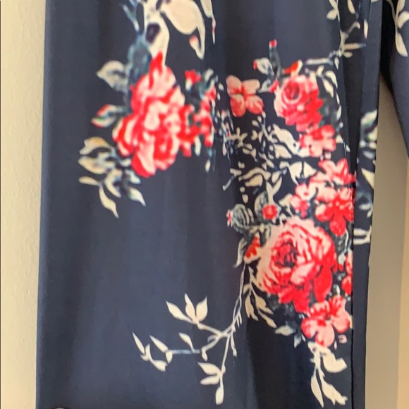 Wide leg floral lounge pants - Picture 3 of 3